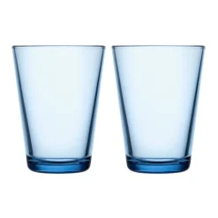IITTALA Juomalasi 40cl 2kpl Vedensininen New