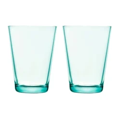 IITTALA Juomalasi 40cl vedenvihreä 2kpl New