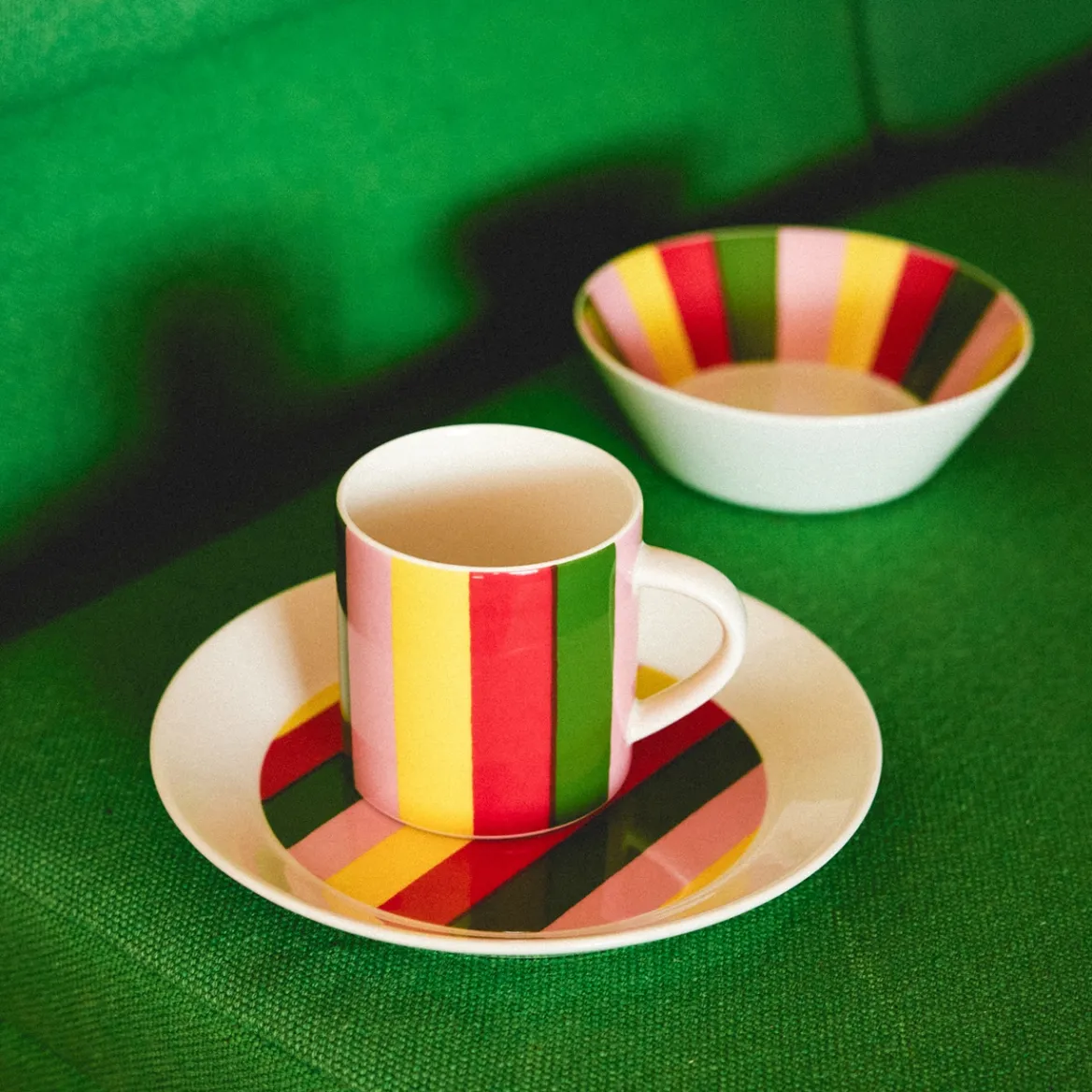 IITTALA Kulho 17cm Pieni 4-raita Monivärinen New