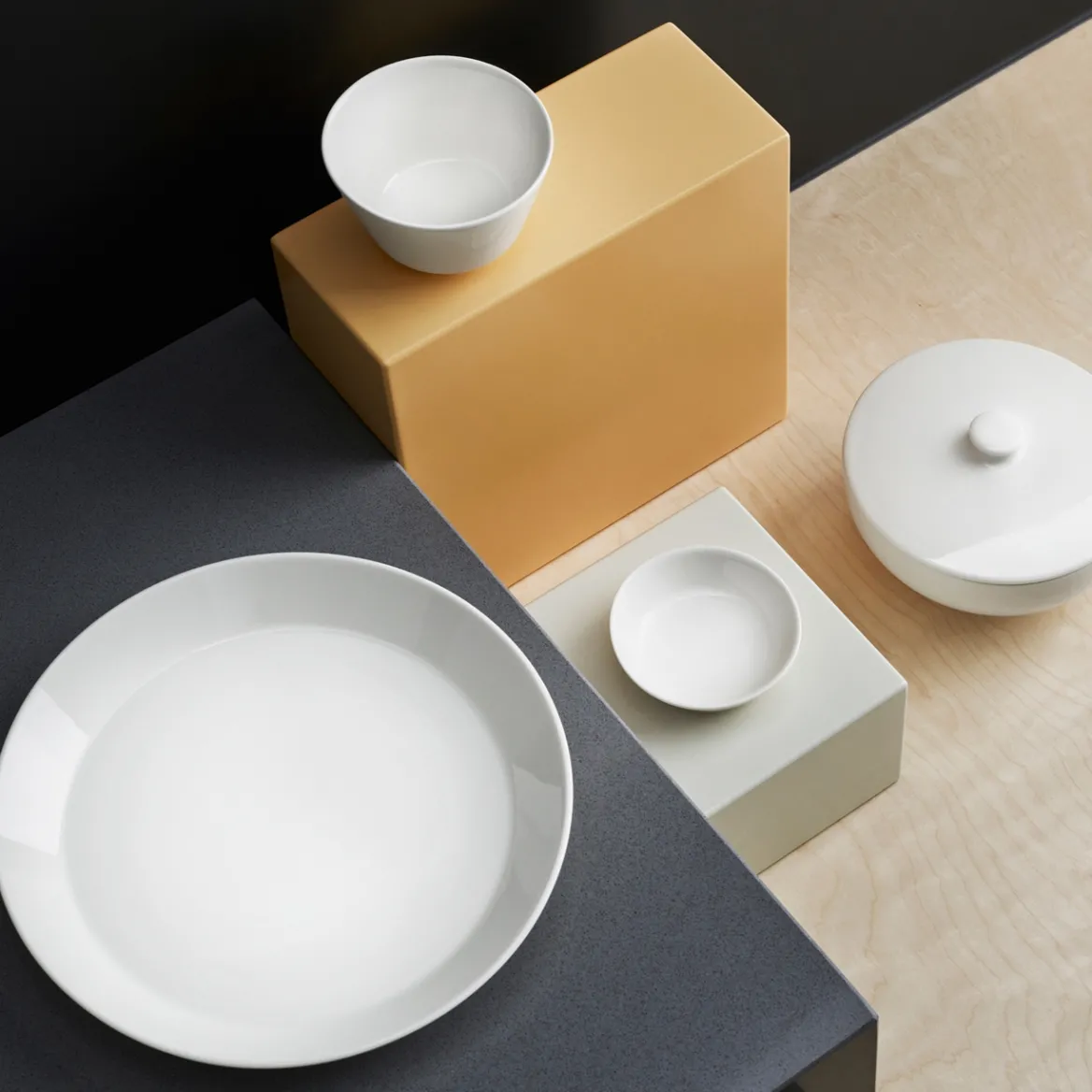 IITTALA Kulho 0,8l kannella valkoinen Discount