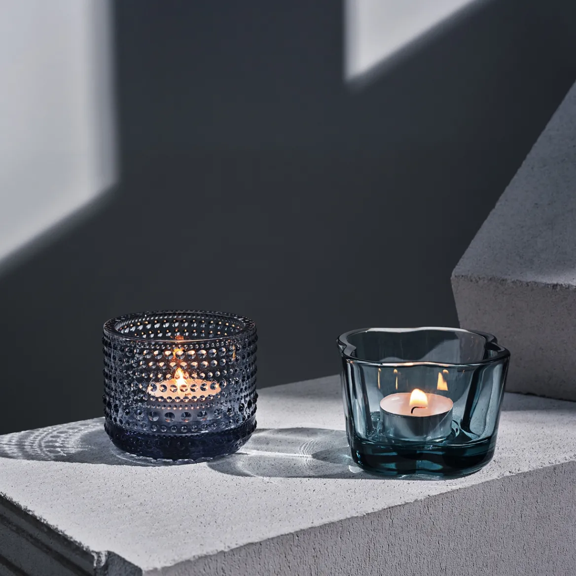 IITTALA Kynttilälyhty 64mm uudelleenhyödynnetty lasi Kierrätyslasi