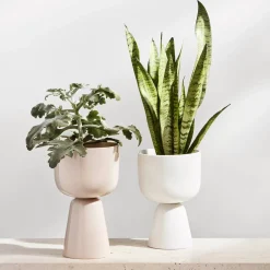 IITTALA Ruukku jalallinen S korkea Beige Clearance