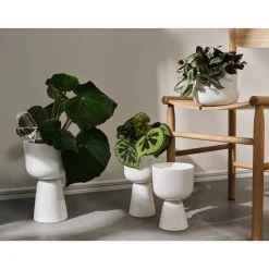 IITTALA Ruukku jalallinen S Valkoinen